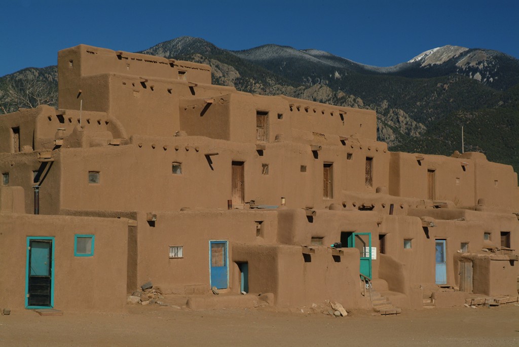 Taos Pueblo New Mexico photographed by santa Barbara based travel photographer Sarka Holeckova