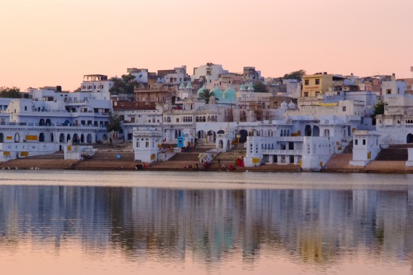 Pushkar at sunset photographed by Sarka Photography