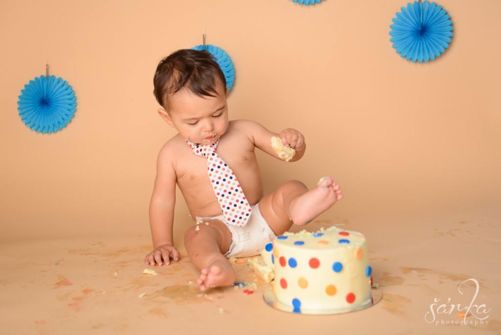 one your old boy cake smash photo session by San Francisco Bay Area and Santa Barbara baby photographer Sarka Photography