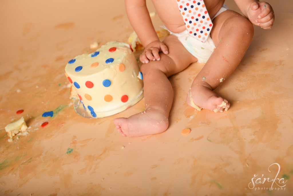 one your old boy cake smash photo session by San Francisco Bay Area and Santa Barbara baby photographer Sarka Photography
