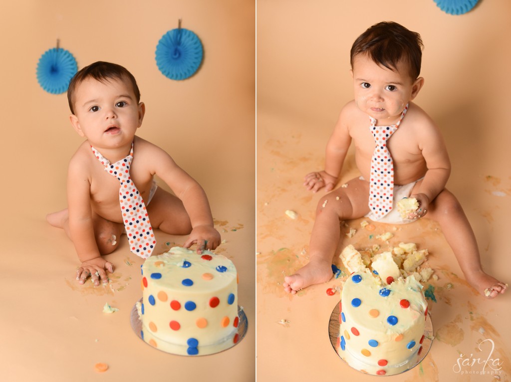 one your old boy cake smash photo session by San Francisco Bay Area and Santa Barbara baby photographer Sarka Photography