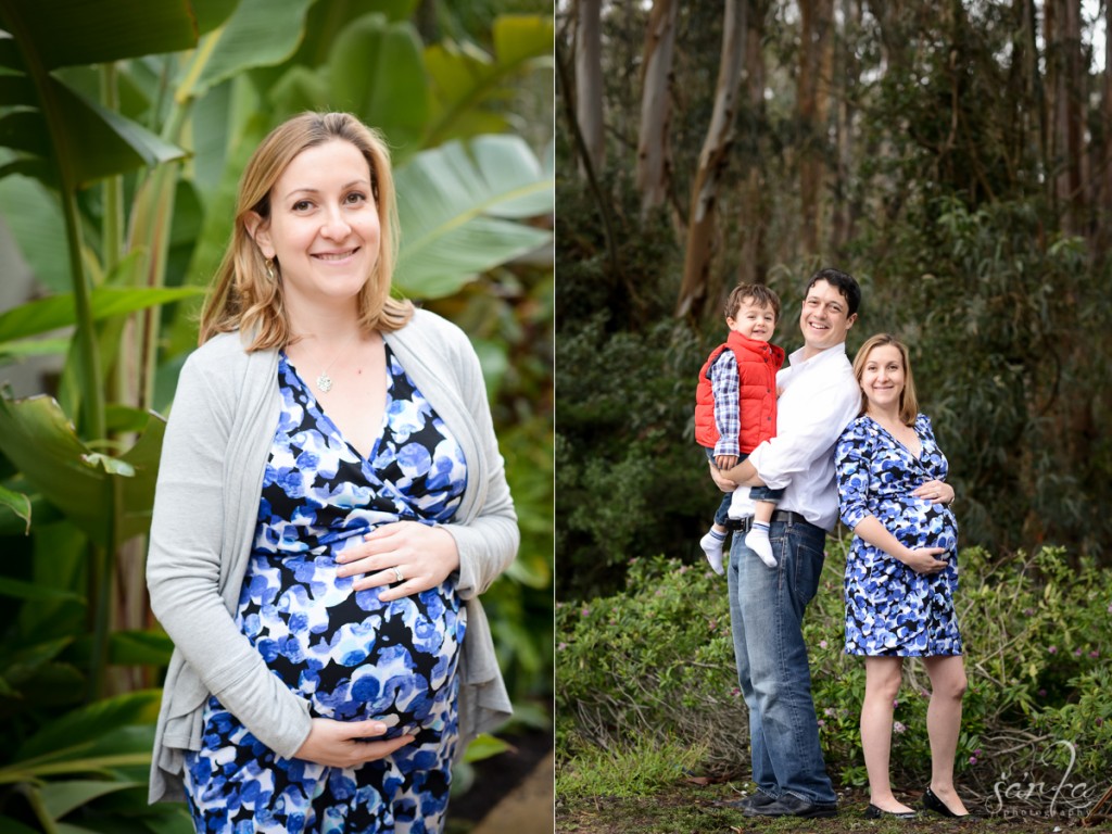 San Francisco pregnancy family session in Presidio photographed by Sarka Photography