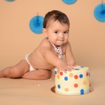 one year old boy cake smash photo session photographed by Santa Barbara and San Francisco bay area baby photographer Sarka Photography
