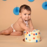 one year old boy cake smash photo session photographed by Santa Barbara and San Francisco bay area baby photographer Sarka Photography