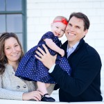 baby girl with her parents photographed by Santa Barbara and San Francisco bay area baby photographer Sarka Photography