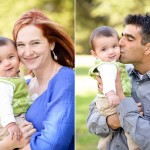 baby boy with his parents photographed by Santa Barbara and San Francisco bay area baby photographer Sarka Photography