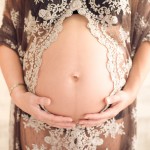 pregnant belly in a lace photographed by Santa Barbara and San Francisco Bay area photographer Sarka Photography