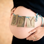 pregnant belly with a boy sign photographed by Santa Barbara and San Francisco Bay area photographer Sarka Photography