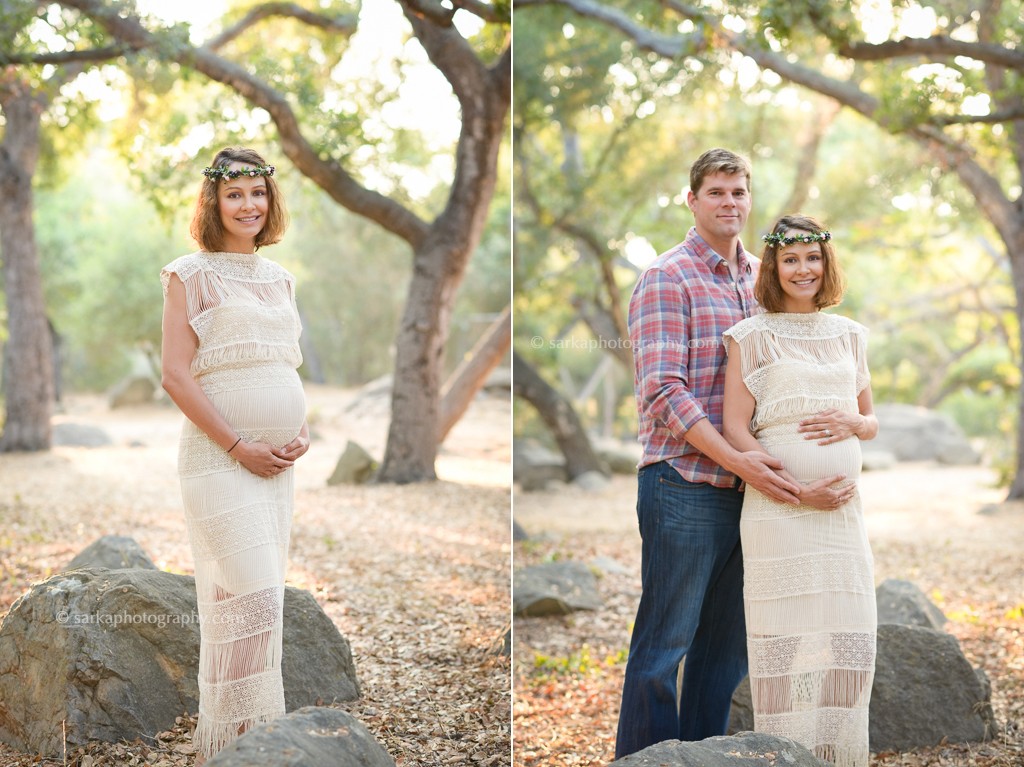 outdoor pregnancy portraits by Santa Barbara maternity photographers Sarka Photography