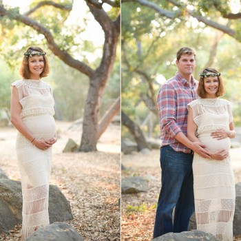 outdoor pregnancy portraits by Santa Barbara maternity photographers Sarka Photography