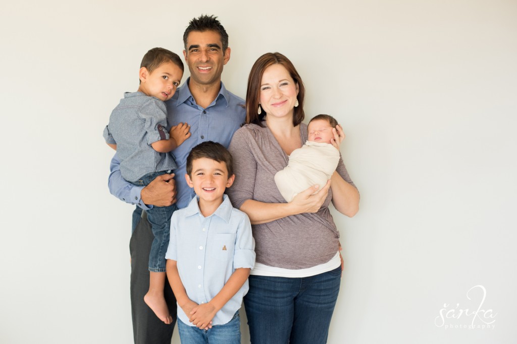 young family with their newborn baby by san francisco bay area baby photographer sarka photography 