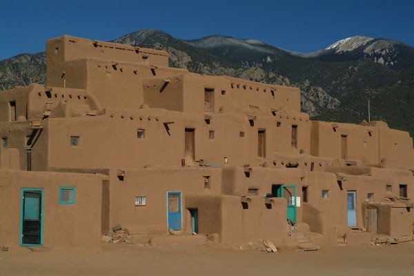 Taos Pueblo New Mexico photographed by santa Barbara based travel photographer Sarka Holeckova