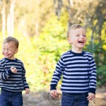 twin boys laughing photographed by Santa Barbara and San Francisco Bay area photographer Sarka Photography